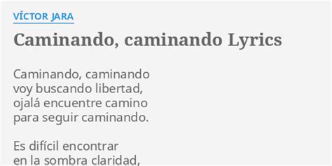 caminando lyrics|caminando lyrics english.